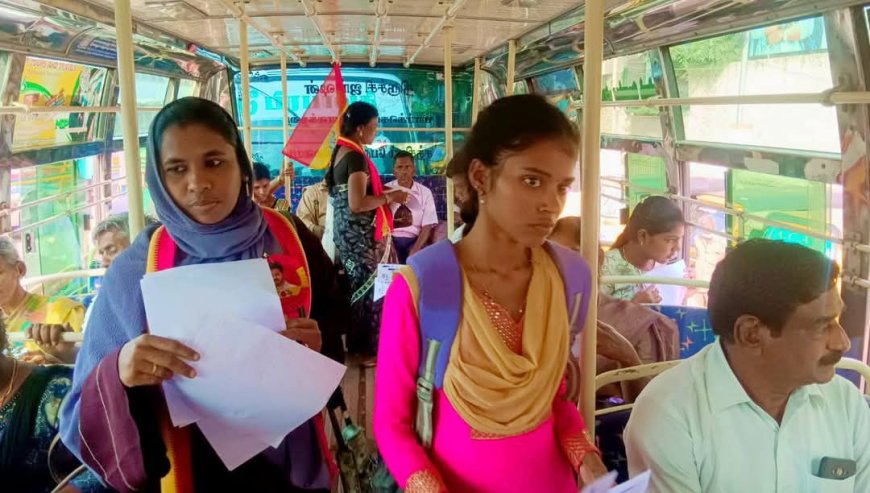 தமிழக வெற்றிக் கழகத் தலைவர்  அறிக்கையை சுட்டிக்காட்டி பொதுமக்களுக்கு துண்டு பிரசுரங்கள் விநியோகம் செய்யப்பட்டது