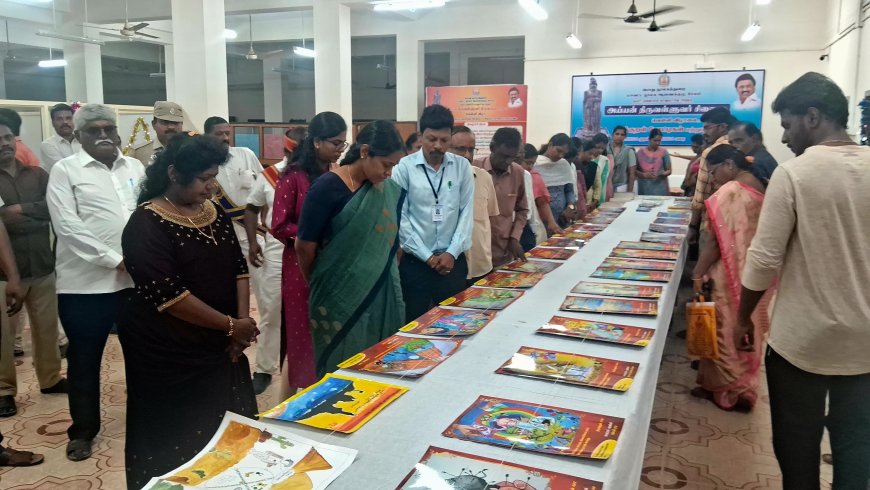 133 அடி உயர திருவள்ளுவர் திருவுருவச்சிலை வெள்ளி விழாவினை முன்னிட்டு புத்தக கண்காட்சி நடைபெற்றது...