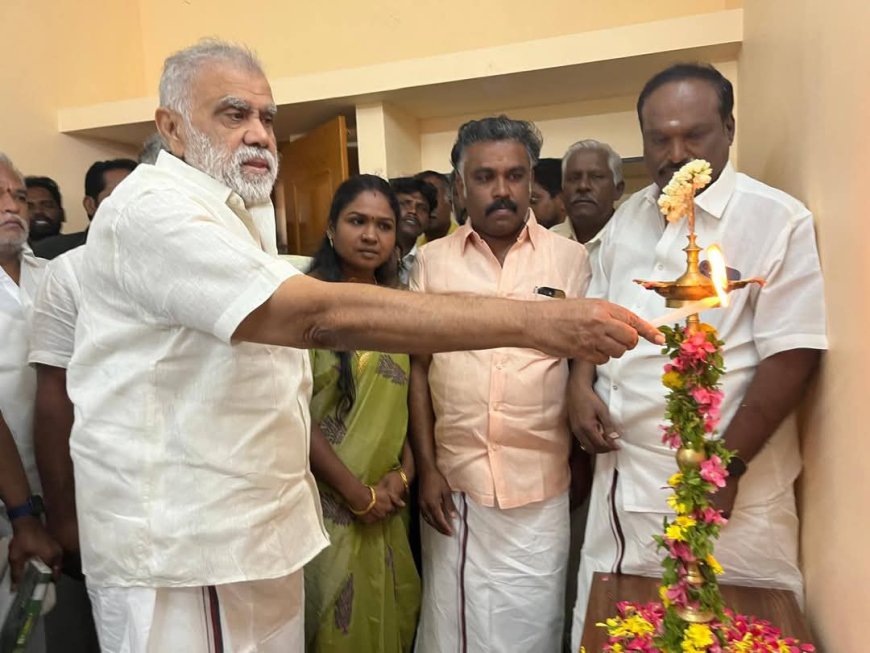 சிறுமலை ஊராட்சியில் அமைச்சர் ஐ.பெரியசாமி ஊராட்சி மன்ற அலுவலகத்தை திறந்து வைத்தார்...