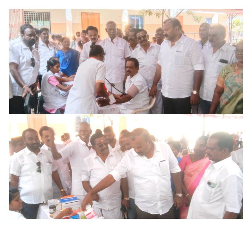 எம்.பி கனிமொழியின் 57-வது பிறந்த நாளை முன்னிட்டு மாபெரும் இலவச மருத்துவ முகாம்...