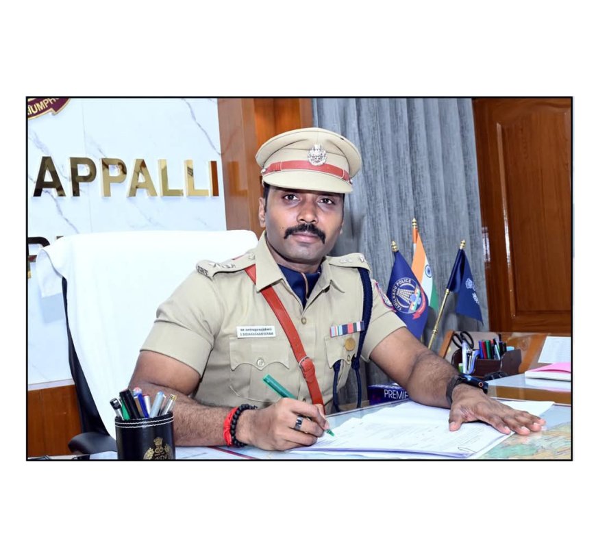 திருச்சி மாவட்ட புதிய போலீஸ் எஸ். பி. ஆக செல்வ நாகரத்தினம் பொறுப்பேற்றார்...