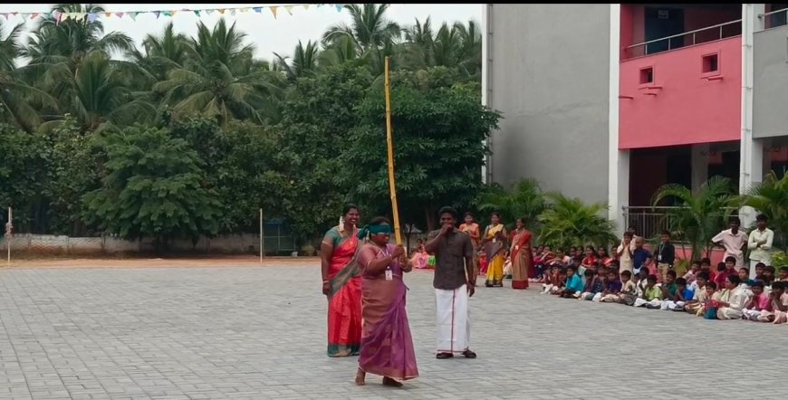 பழனியில் தனியார் பள்ளியில் பொங்கல் விழா கொண்டாட்டம்: பாரம்பரிய விளையாட்டுகளை விளையாடி மகிழ்ந்த குழந்தைகள்...