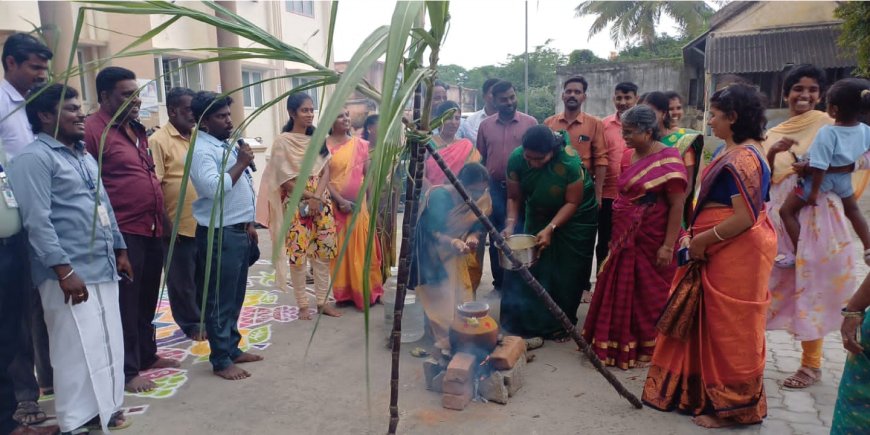 ஆற்காடு வட்டாட்சியர் அலுவலகத்தில் சமத்துவ பொங்கல் விழா...