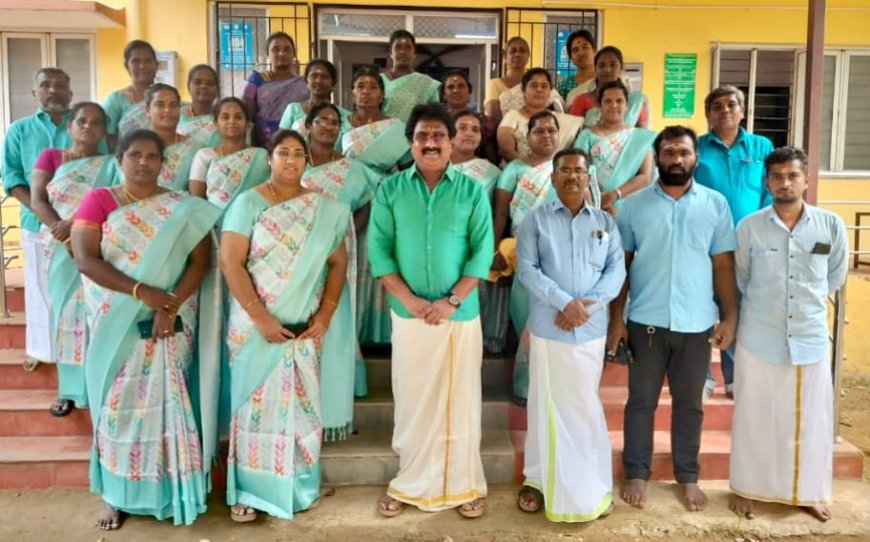 சீலப்பாடி அரசு ஆரம்ப சுகாதார நிலையத்தில் பொங்கல் விழா...