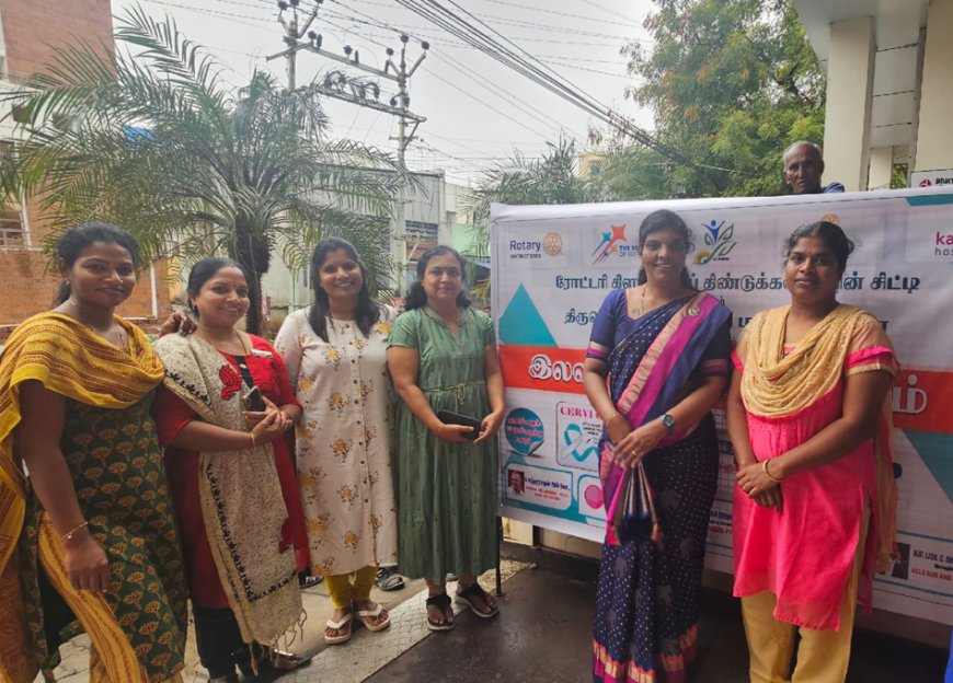 ரோட்டரி குயின் சிட்டி சங்கம் மற்றும் திருநெல்வேலி காவேரி மருத்துவமனை இணைந்து நடத்திய இலவச மருத்துவ முகாம்...