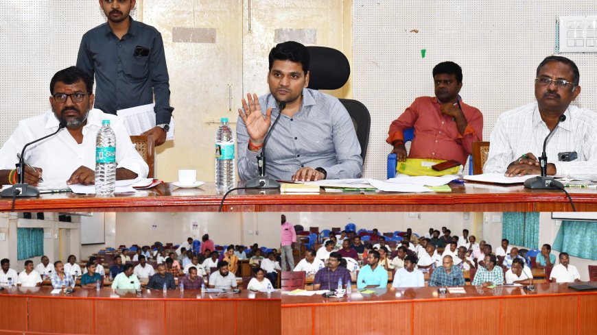 மாவட்ட ஆட்சியர் தலைமையில் தமிழ்நாடு அரசு கேபிள்டிவி மேலாண்மை ஆலோசனை கூட்டம்...