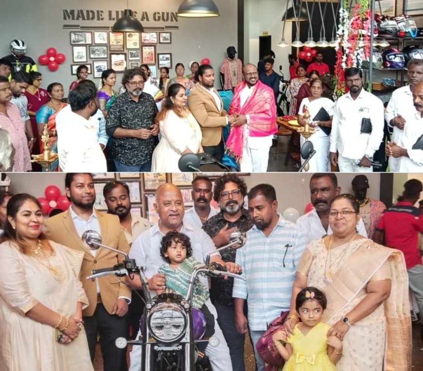 சாய்நாதபுரத்தில் BEN மோட்டார் சோன் ராயல் என்ஃபீல்டு கண்ணாடி மாளிகை திறப்பு விழா...!