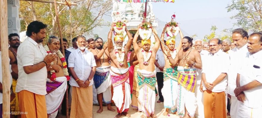 கைலாசநாதர் மலைக் கோயிலில்  விமான பாலாலயம் சிறப்பு நிகழ்வு...