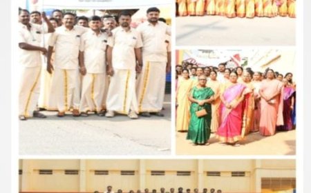**28 ஆண்டுகளுக்குப் பின் பள்ளி நட்பு ஆசிரியர்–மாணவர் பாசத்தில் நெகிழ்ந்த வத்தலகுண்டு புனித தோமையார் நடுநிலைப் பள்ளி!**