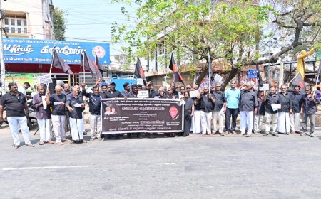 உயர் பதவிகளில் இடஒதுக்கீடு முறைகேடு - திராவிட கழகம் சார்பில் கண்டன ஆர்ப்பாட்டம்