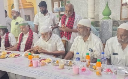ஆத்தூர் சித்தையன் கோட்டை பெரிய பள்ளிவாசலில் அனைத்து மத நல்லிணக்க இஃப்தார் நோன்பு திறக்கும் நிகழ்ச்சியில் அமைச்சர் ஐ.பெரியசாமி...