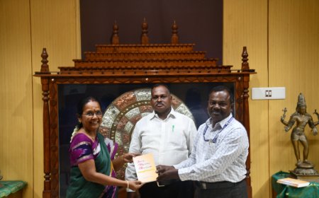 தமிழ்ப் பல்கலைக்கழகத்தில் நூல் வெளியீட்டு விழா...