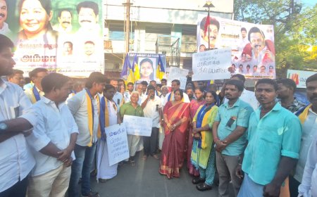 மாணவி பிரதிபா கொலைக்கு நீதி வேண்டி திருச்சியில் யாதவ சங்கங்கள்  போராட்டம்!