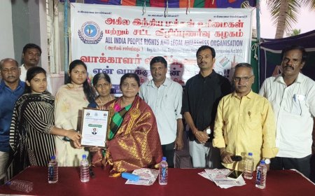 அகில இந்திய மக்கள் உரிமைகள் மற்றும் சட்ட விழிப்புணர்வு கழகத்தின் சார்பாக வருகின்ற சட்ட மன்ற தேர்தலில் 100 சதவிகிதம் வாக்களிக்க வேண்டும் என விழிப்புணர்வு நிகழ்ச்சி கோவை சரவணம்பட்டி அடுத்த கீரணத்தம் பகுதியில் நடைபெற்றது
