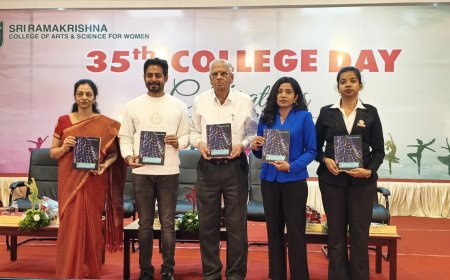 ஸ்ரீ ராமகிருஷ்ணா மகளிர் கல்லூரியில் 35வது ஆண்டு கல்லூரி தினவிழா கொண்டாடப்பட்டது...