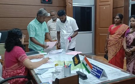 முசிறி சட்டமன்றத் தொகுதியில் சாமானிய மக்கள் நல கட்சி வேட்பாளர் வேட்பு மனு தாக்கல் செய்தார்...