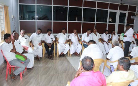 மணப்பாறை அருகே ஶ்ரீரங்கம் சட்டமன்ற தொகுதி திமுக வேட்பாளர் அறிமுகக் கூட்டம் கூட்டம்...