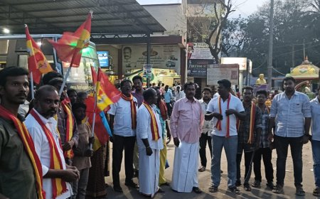 தவெக கட்சி சார்பில் தஞ்சாவூர் சட்டமன்ற வேட்பாளராக விஜய் சரவணன் அறிவிப்பு...
