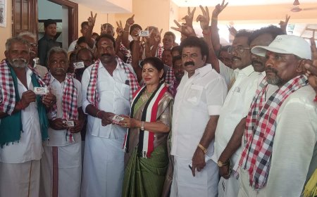 வேட்பாளார் முன்னிலையில் அதிமுகவில் இணைந்த திமுக கிளை செயலாளார் மற்றும் அவர்களின் ஆதாரவாளார்கள்...