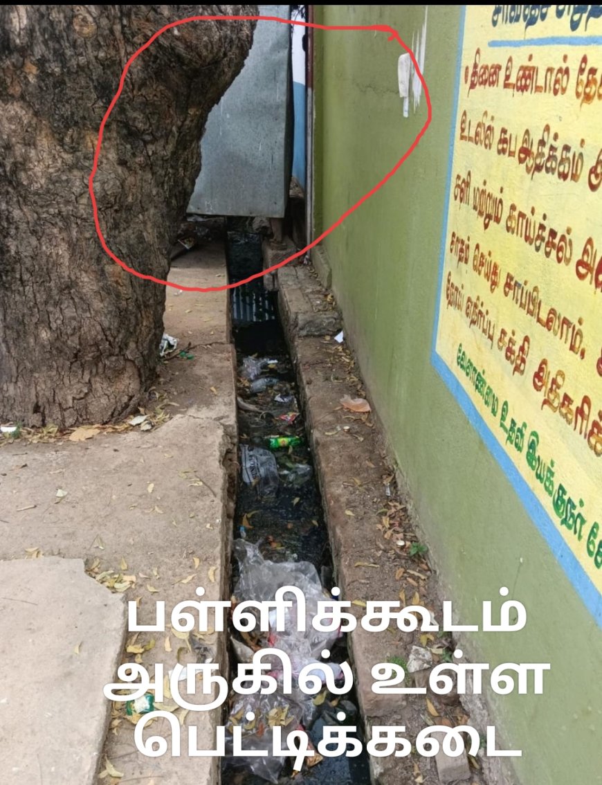 சாக்கடை கடந்து பள்ளிக்குச் செல்லும் மாணவர்கள்: சீல் நாயக்கன்பட்டியில் சுகாதார சீர்கேடு – அதிகாரிகள் நடவடிக்கை எடுக்குமா?”