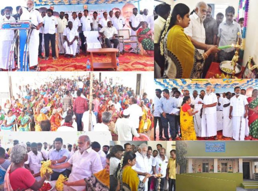 ஆத்தூர் சட்டமன்றத் தொகுதியில்  திட்ட பணிகள் ரூபாய் 52.10 லட்சம் மதிப்பீட்டிலான முடிவுற்ற திட்டப் பணிகள் பொதுமக்கள் பயன்பாட்டிற்கு  திறந்து வைத்து சிறப்புரை ஆற்றிய ஊரக வளர்ச்சித் துறை அமைச்சர்...