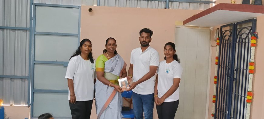 திருச்சி ஸ்ரீ நற்பவி யோகாலயாவில் மகளிர் தின விழா ..