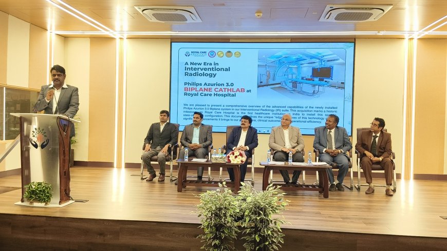ராயல் கேர் மருத்துவமனையில், அதிநவீன செயல் திறன் கொண்ட புதிய பிலிப்ஸ் அசுரியன் த்ரி. பாயிண்ட் ஓ பிளேன் கேத் லேப் துவக்கம்...