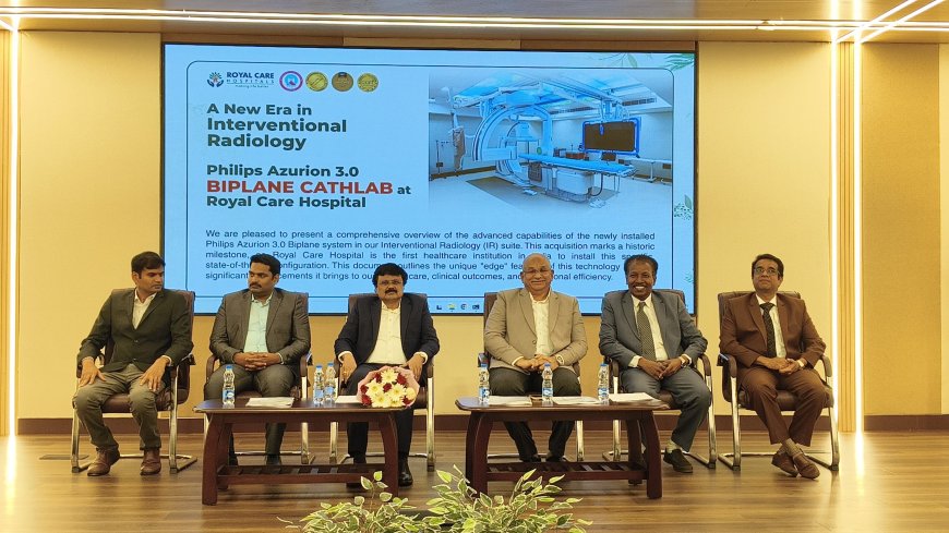 ராயல் கேர் மருத்துவமனையில், அதிநவீன செயல் திறன் கொண்ட புதிய பிலிப்ஸ் அசுரியன் த்ரி. பாயிண்ட் ஓ பிளேன் கேத் லேப் துவக்கம்...