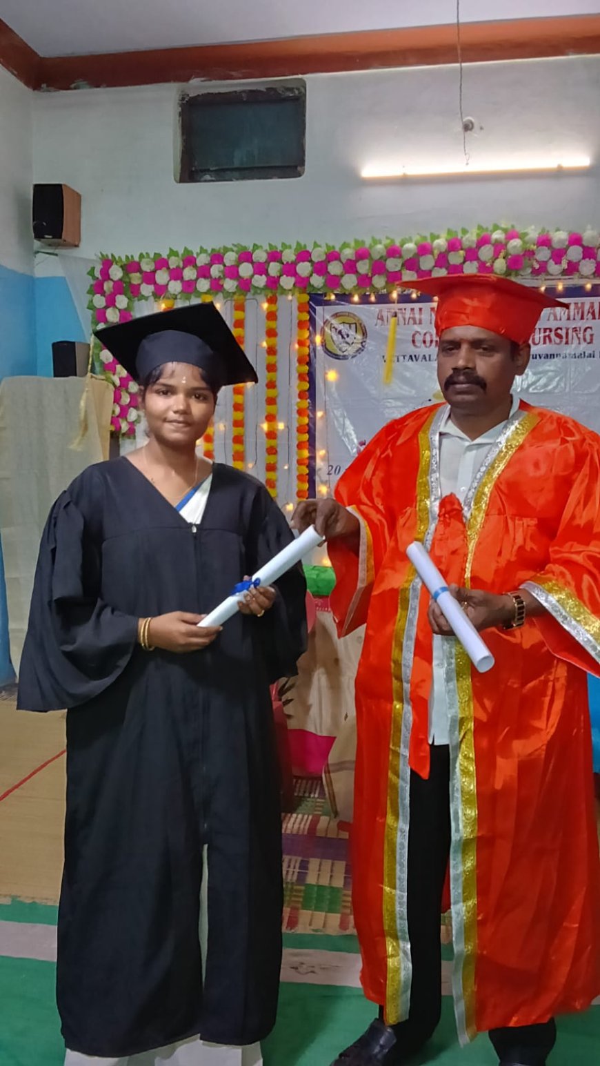 வேட்டவலம் அன்னை நைட்டிங்கேல் கல்லூரியில் செவிலியர் பட்டமளிப்பு விழா!