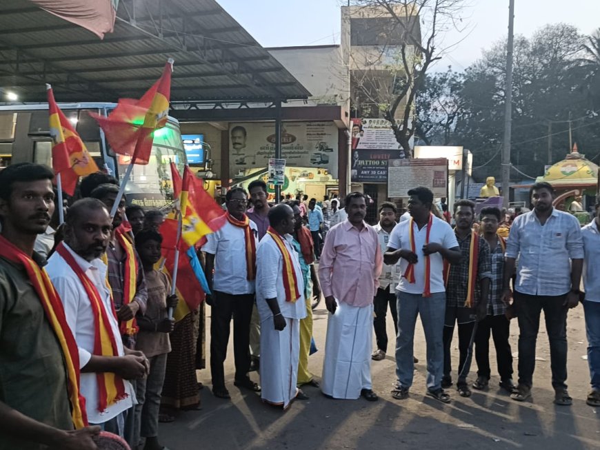 தவெக கட்சி சார்பில் தஞ்சாவூர் சட்டமன்ற வேட்பாளராக விஜய் சரவணன் அறிவிப்பு...