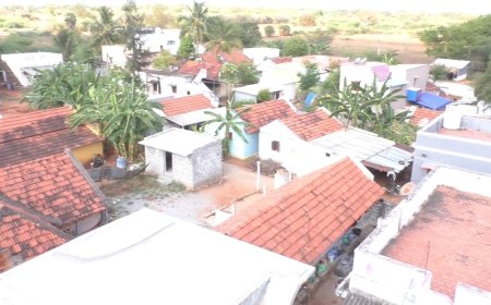 மணப்பாறை அருகே கிரஷருக்கு வழங்கப்பட்ட அனுமதியை ரத்து செய்யக்ககோரி கிராம மக்கள் தேர்தல் புறக்கணிப்பு,வீடுகள் தோறும் கருப்பு கொடி கட்டி எதிர்ப்பு....