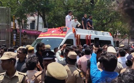 மக்களுக்கு  பிரயோஜனம் இல்லாத அரசு திருச்சியில் தவெக தலைவர் விஜய் அதிரடிப் பிரச்சாரம்!