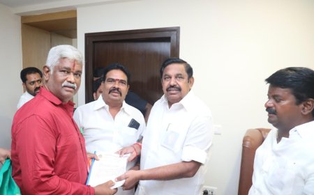 யாதவர்களுக்கு 6 தொகுதிகள்! எடப்பாடி கே.பழனிசாமிக்கு எம்.திருவேங்கடம் யாதவ் நேரில் நன்றி...