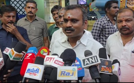 திமுக அரசைத் தூக்கியெறியவே விறுவிறுப்பான வாக்குப்பதிவு நடந்துள்ளது- பழனியில் மத்திய இணையமைச்சர் எல். முருகன் பேட்டி.