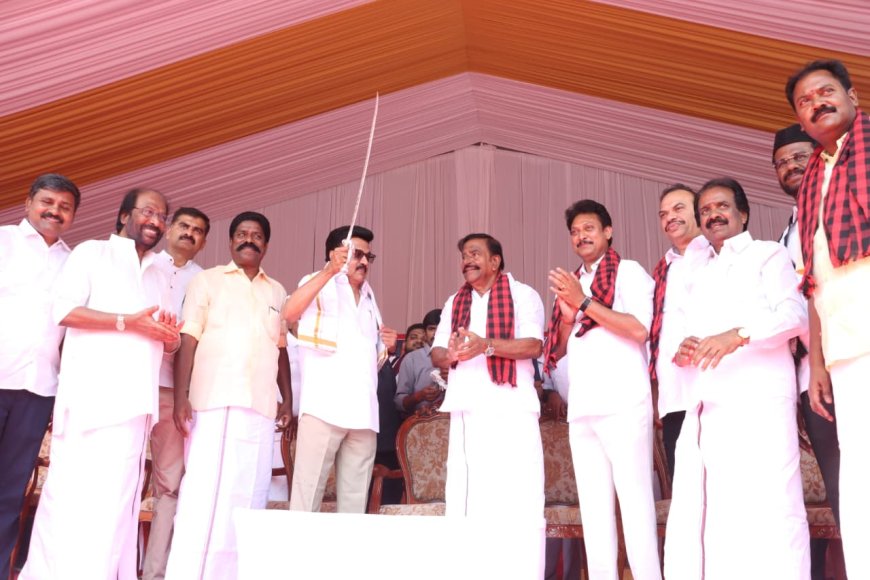 சென்னைக்கு சவால் விடும் வகையில் வளர்ந்துள்ளது: வேட்பாளர் அறிமுகக் கூட்டத்தில் முதல்வர் மு.க. ஸ்டாலின் பெருமிதம்!