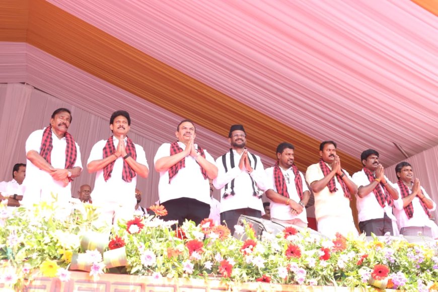 சென்னைக்கு சவால் விடும் வகையில் வளர்ந்துள்ளது: வேட்பாளர் அறிமுகக் கூட்டத்தில் முதல்வர் மு.க. ஸ்டாலின் பெருமிதம்!