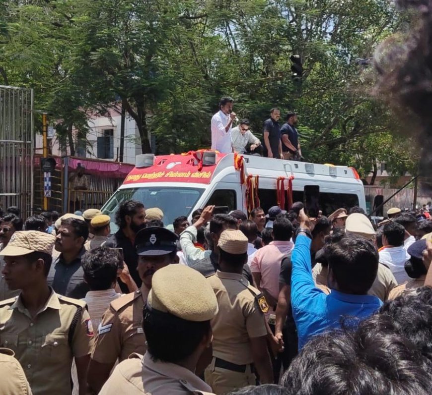 மக்களுக்கு  பிரயோஜனம் இல்லாத அரசு திருச்சியில் தவெக தலைவர் விஜய் அதிரடிப் பிரச்சாரம்!