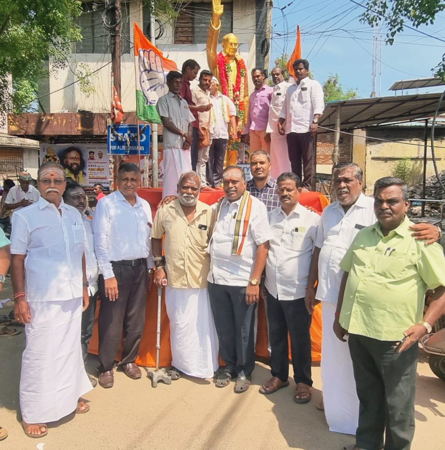 இந்தியா முன்னாள் பிரதமர் ராஜீவ் காந்தி 35 ம் ஆண்டு நினைவு தினம் புகழஞ்சலி செலுத்திய காங்கிரஸ் நிர்வாகிகள்....