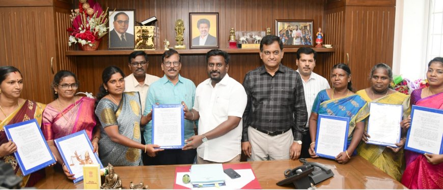 தையல் ஆசிரியர்களுக்கு பணி நியமனம்...