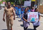 சர்வதேச போதைப்பொருள் ஒழிப்புதினம்: 500 மாணவர்களுக்கு விழிப்புணர்வு ஏற்படுத்திய உறையூர் காவல்துறை