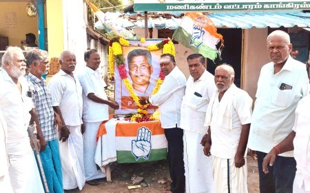 காங்கிரஸ் பேரியக்கத்தின் பெருமை தியாக சீலர் கக்கன்ஜி அவர்களின் 118வது பிறந்தநாள் விழா...