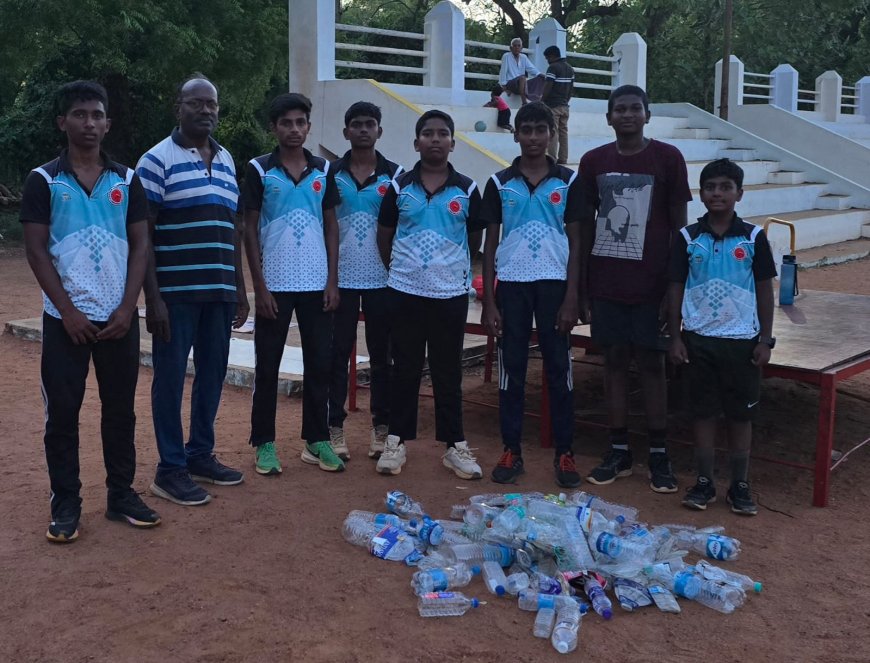 உலக சுற்றுச்சூழல் தினத்தையொட்டி பிளாஸ்டிக் அகற்றும் பணி...