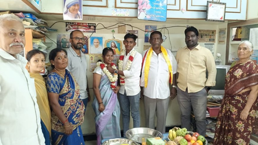 கோவை சிவாஜி காலனி பகுதியில், தமிழக முற்போக்கு மக்கள் கட்சியின் சார்பாக, கலப்பு திருமண நிகழ்ச்சி நடைபெற்றது...