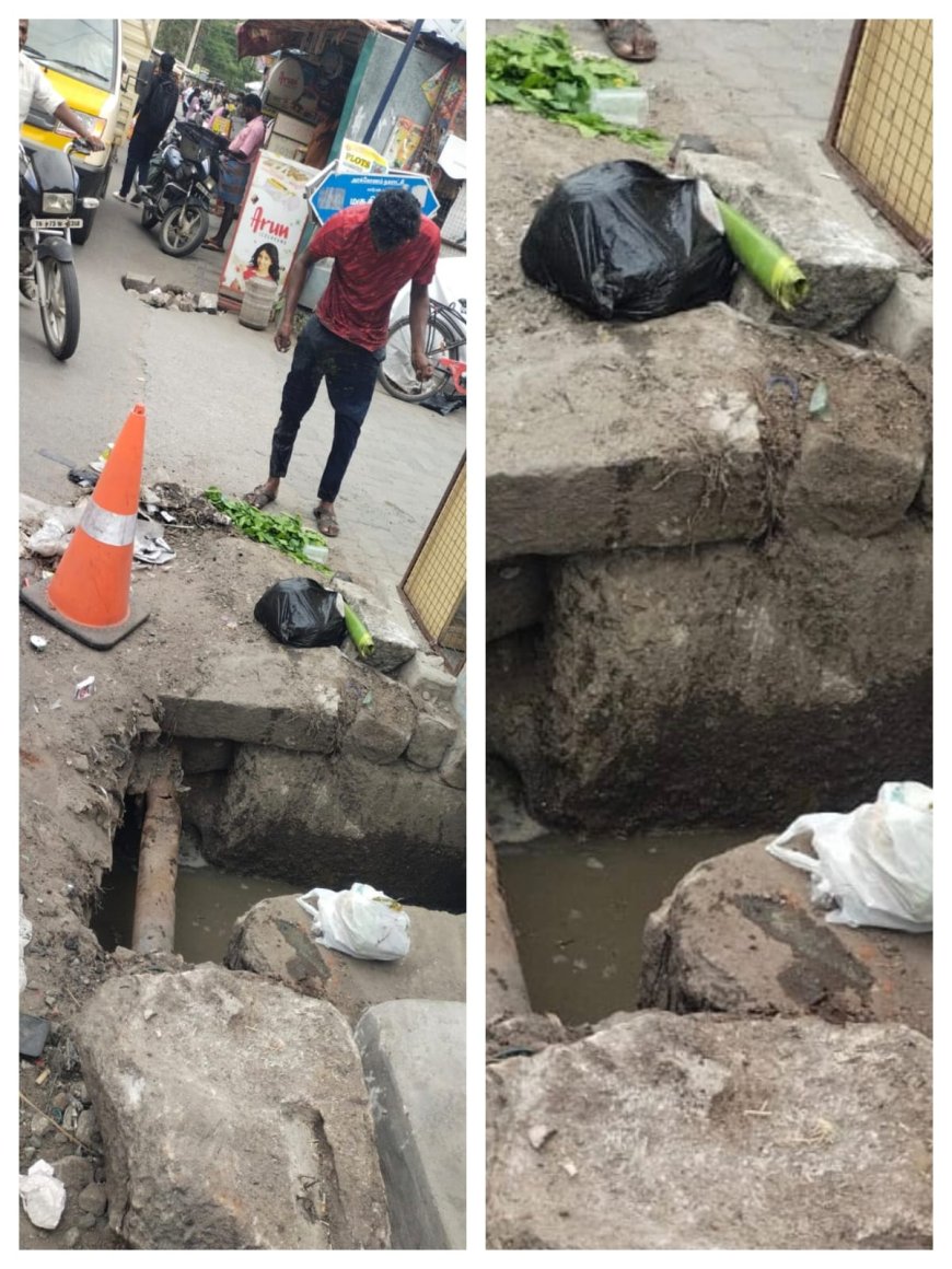 தூங்கிக் கொண்டிருக்கும் அரக்கோணம் நகராட்சி ? பொதுமக்கள் வேதனை....