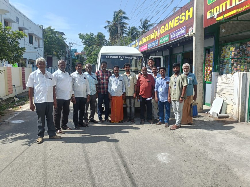 அகில பாரத ஐயப்ப சேவா சங்கம் மற்றும் மதுரை அரவிந்த் கண் மருத்துவமனை இணைந்து நடத்திய இலவச கண் பரிசோதனை முகாம்...