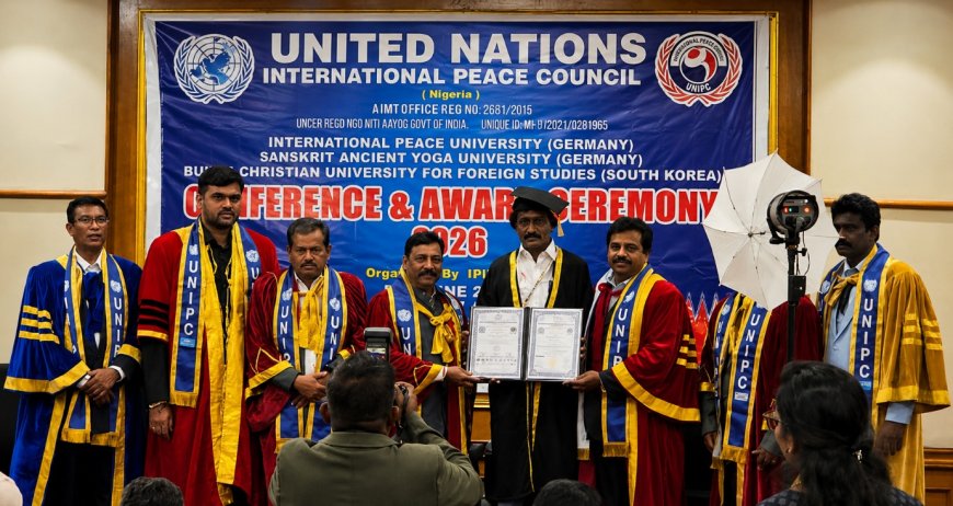 வணிக நிர்வாகத் துறையில் ஆர்.பி. சரவணனுக்கு கவுரவ முனைவர் பட்டம்...