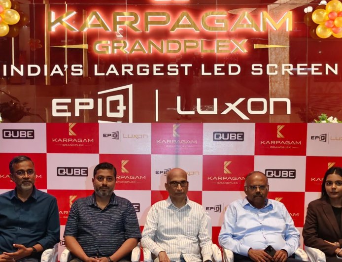 கியூப் சினிமா மற்றும் கற்பகம் கிராண்ட் பிளக்ஸ் இணைந்து  எபிக் மற்றும் எபிக் லக்ஸ்ஆன் எனும் மிகபெரிய LED-திரையரங்கை உருவாக்கியுள்ளது. இந்த திரையரங்குகள் விரைவில் திறக்க பட உள்ளது...